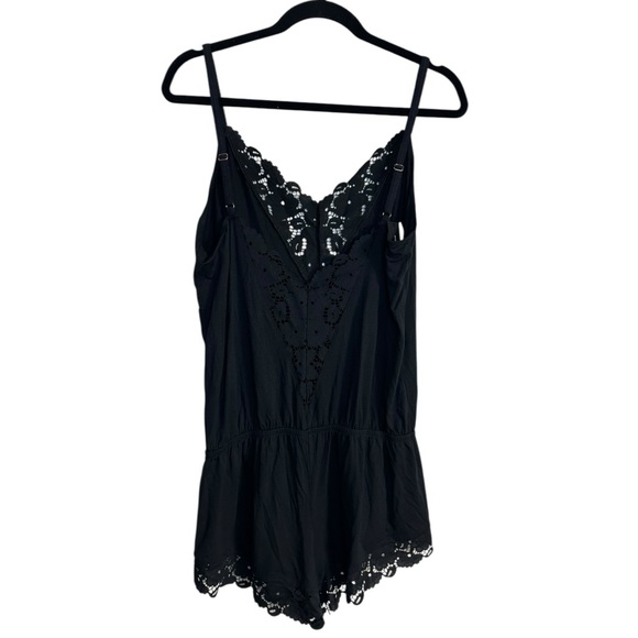 Eberjay Naya The Double Inset Teddy in Black Sleepwear Lounge modal Medium New - Picture 3 of 9